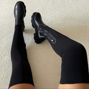 Thigh high  stretchy over the knee boots